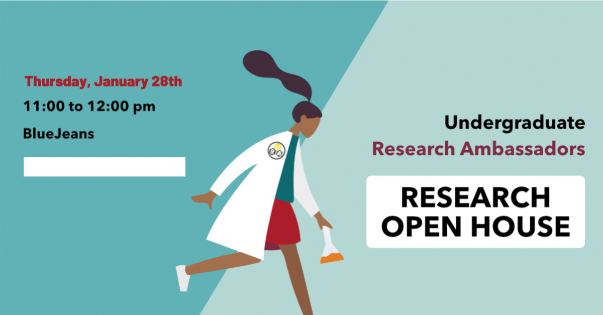 URA Spring Research Open House - Thursday, January 28th via bluejeans from 11-12